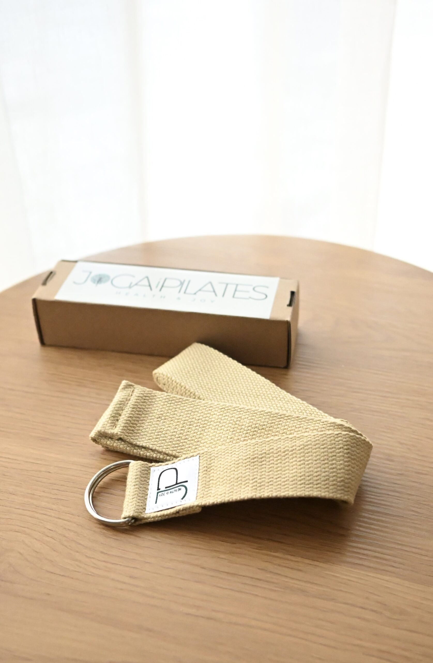 Pasek do jogi bawełna 3,5 cm - obrazek 5