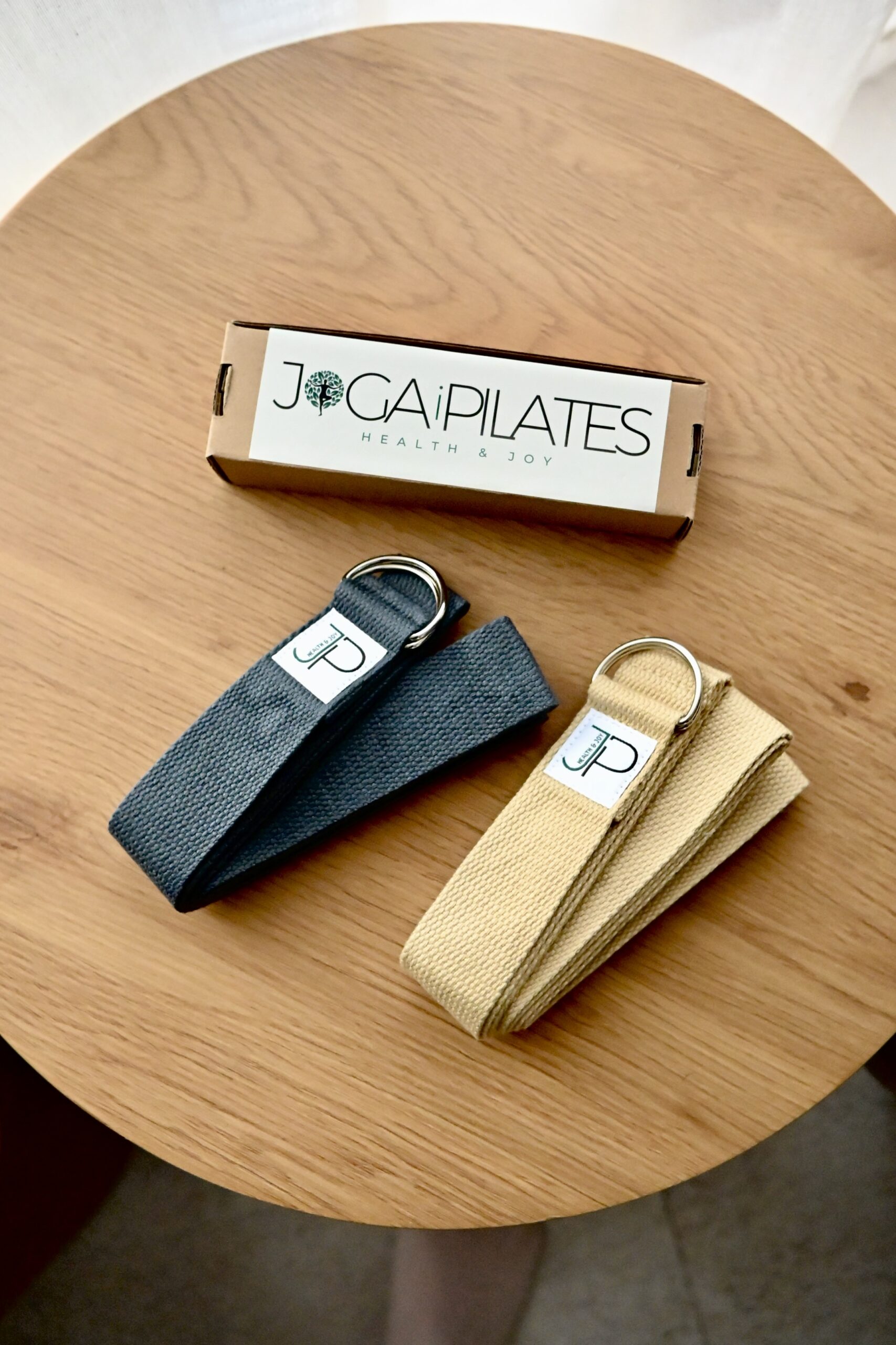 Pasek do jogi bawełna 3,5 cm - obrazek 4