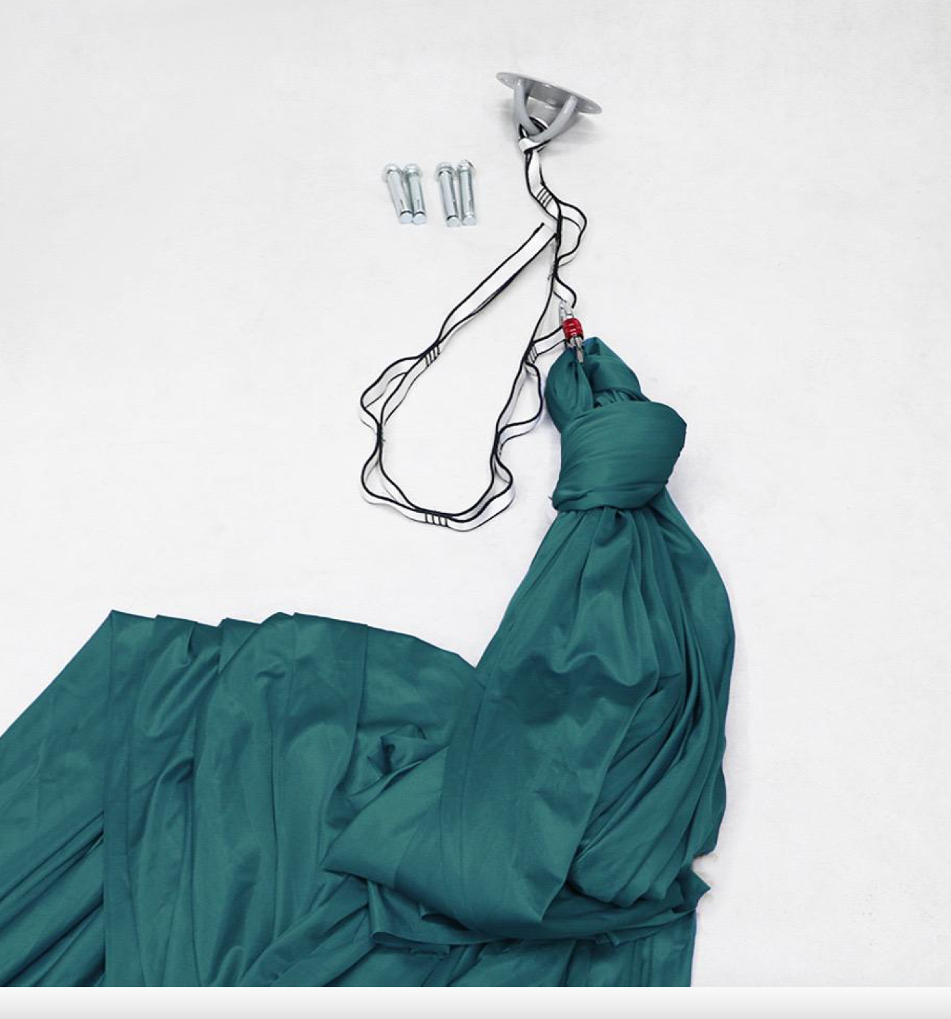 Hamak chusta do aerial jogi 5 m 7 m karabińczyki - obrazek 7