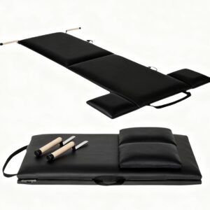 Składana mata do pilatesu z uchwytami